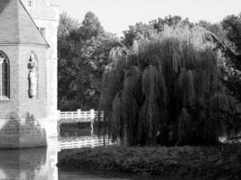 gammal slott i de tysk muensterland foto