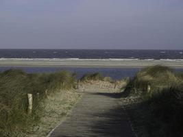 langeoog island i tyskland foto