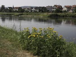 de weser flod i Tyskland foto