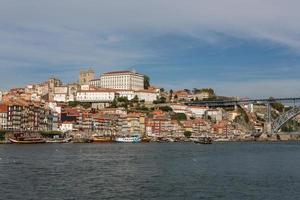 se av porto stad på de flodbank foto