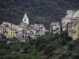 de cinque terre i Italien foto