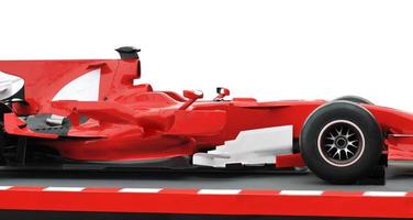 röd Formel 1 modell foto