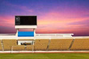 stadion med resultattavla foto