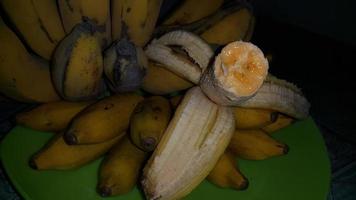 enkel Foto av utsökt bananer