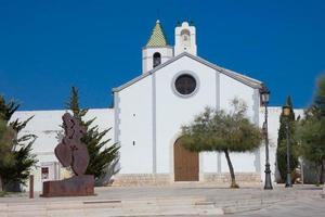 visningar av de skön stad av sitges på de katalansk medelhavs kust. foto