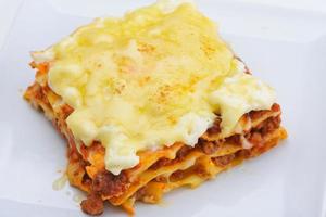 lasagne stänga upp foto