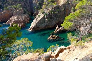 se av de katalansk costa brava, Spanien foto