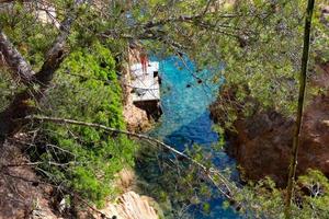 se av de katalansk costa brava, sant feliu de guixoler, Spanien foto