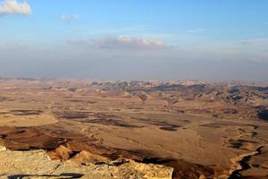 mitzpe ramon Israel november 1, 2019. ramon krater är ett erosion krater i de negev öken- i sydlig israel. foto