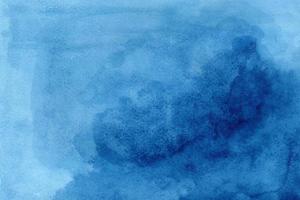 abstrakt blå färgrik hand dra vatten Färg bakgrund foto