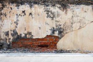 knäckt betong gammal vägg bakgrund. texturerad bakgrund foto