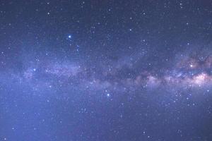 tydligt Vintergatan galax med stjärnor och rymddamm i universum foto