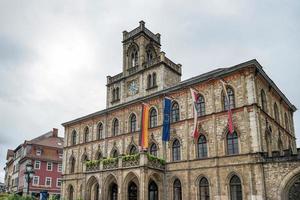 Weimar, Tyskland, 2014. se av de stad hall i weimar Tyskland foto