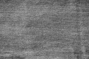 svart och vit textur av denim tyg bakgrund foto