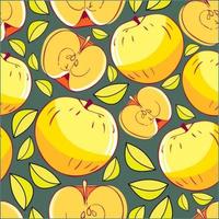 illustration äpple sömlös mönster tapet foto