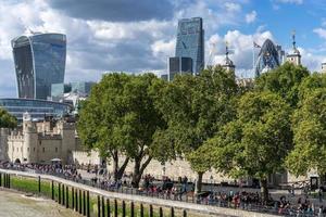 london, Storbritannien. se av modern arkitektur i de stad av London foto