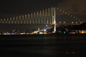 bosphorus bridge, istanbul, turkiet foto