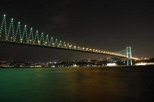 bosphorus bridge, istanbul, turkiet foto