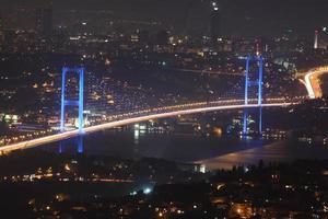 bosphorus bridge i istanbul foto