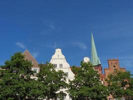 Lübeck, Tyskland, 2020-den stad av luebeck på de baltic hav i Tyskland foto