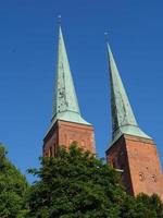 Lübeck, Tyskland, 2020-den stad av luebeck på de baltic hav i Tyskland foto