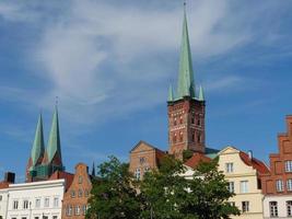 Lübeck, Tyskland, 2020-den stad av luebeck på de baltic hav i Tyskland foto