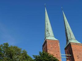 Lübeck, Tyskland, 2020-den stad av luebeck på de baltic hav i Tyskland foto