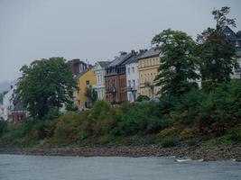 koblenz och de flod Rhen foto