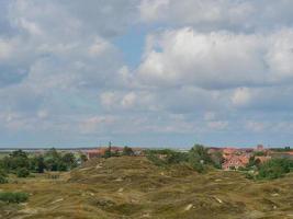 baltrum ö i de norr hav foto