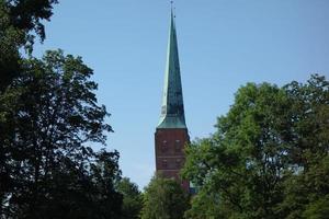 de stad av luebeck i Tyskland foto