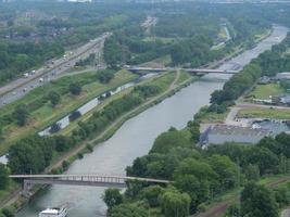 de stad av Oberhausen i Tyskland foto