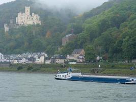 koblenz och de flod Rhen foto