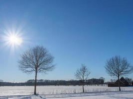 vinter- tid i Westfalen foto