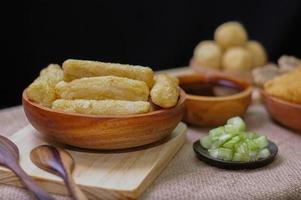 pempek palembang, traditionell indonesiska mat foto