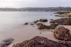 strand landskap i merimbula, Australien foto