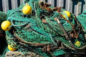 fiske redskap i de europeisk baltic hav foto