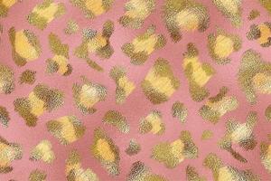 guld och rosa glam glitter djur- hud textur bakgrund, djur- hud mönster. foto