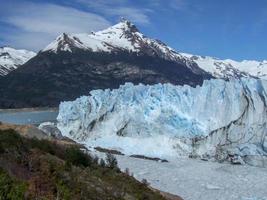 perito moreno glaciär på los glaciärer nationell parkera, argentina foto
