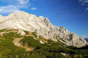 falla i Österrikes bergen leoganger steinberge foto