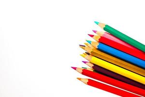 färgpennor för elever att använda i skolan eller professionellt foto
