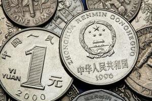 kinesiska mynt foto