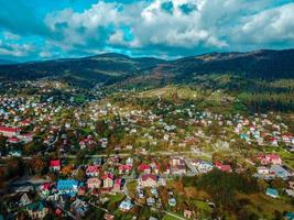 små stad i de landsbygden foto