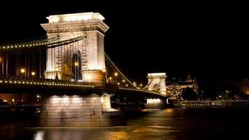 kedjebrygga i Budapest foto