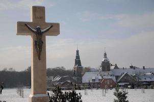 Raesfeld, Tyskland, 2020-the slott av raesfeld i Tyskland foto