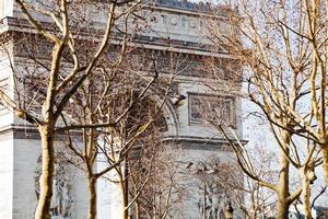 se av triumf- båge i paris foto