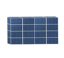 solceller sol- cell paneler isolerat på vit bakgrund. miljö- tema. grön energi begrepp. foto