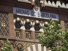 barelona.spain, 2018 - de stad av barcelona i Spanien foto