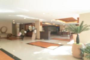 abstrakt oskärpa hotellets lobbyområde för bakgrund foto