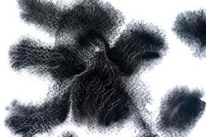 ko mönster bakgrund. abstrakt svart och vit vattenfärg bakgrund foto