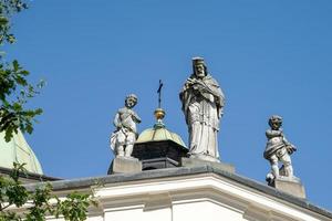 Krakow, Polen, 2014. kyrka av st. adalbert i krakow foto